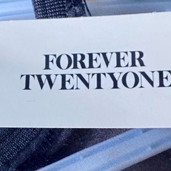 Brand New Forever 21 See Thru Black Tank - Picture 3 of 4